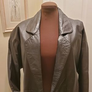 Leather Jacket, Sz M